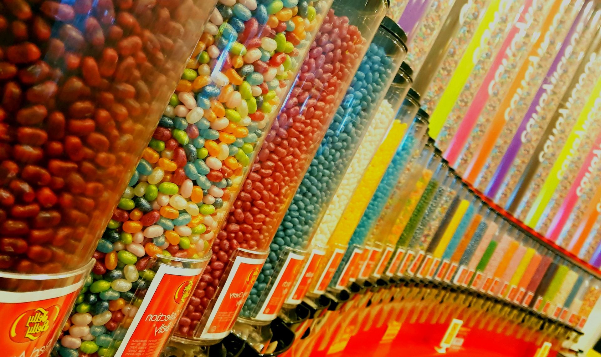 jars of candies
