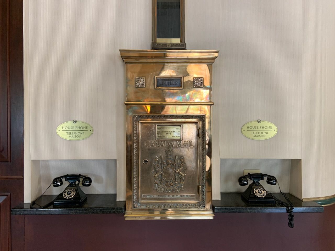 an old-fashioned letterbox