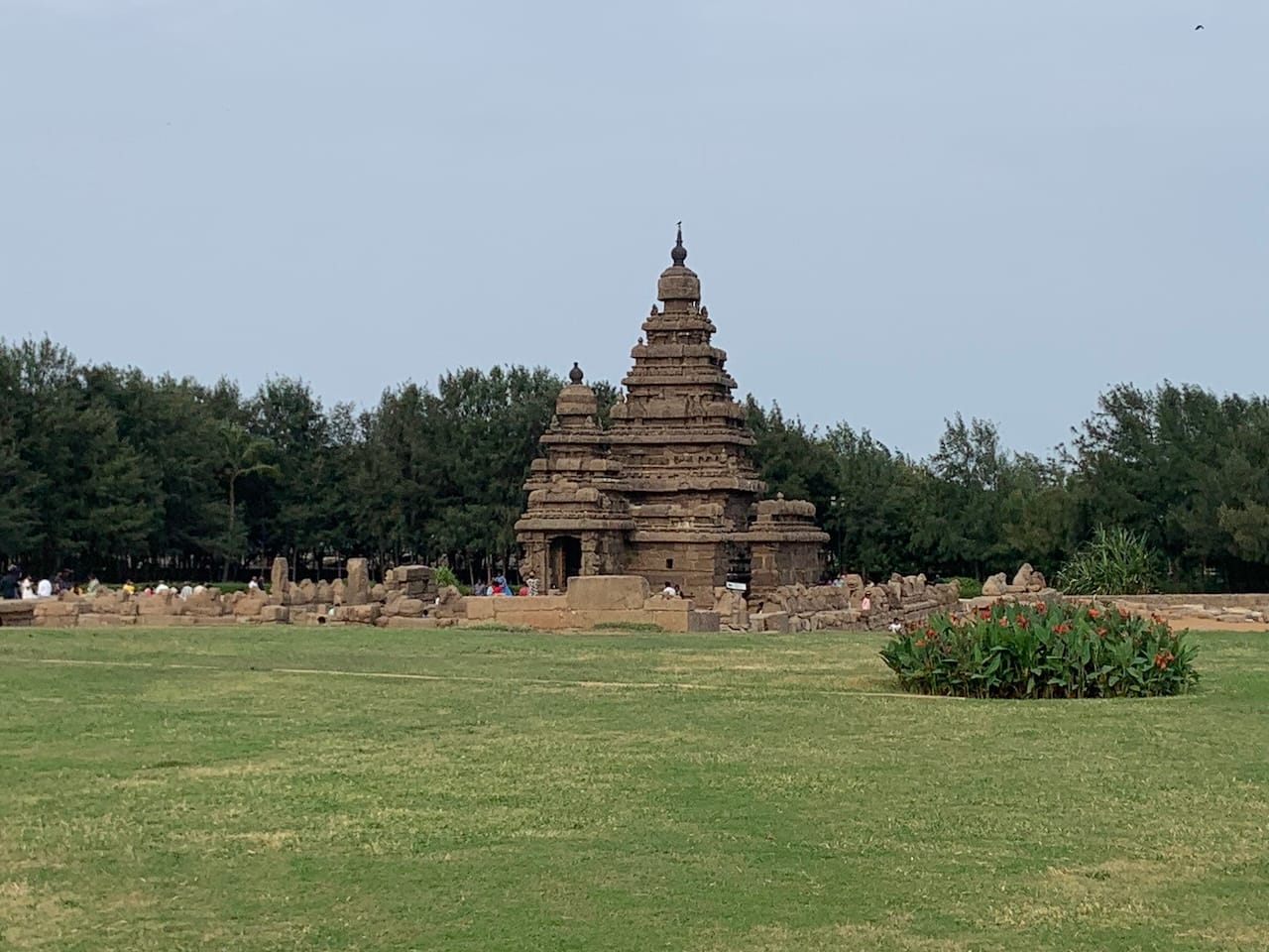 distant view of a temple from 1,000 BC