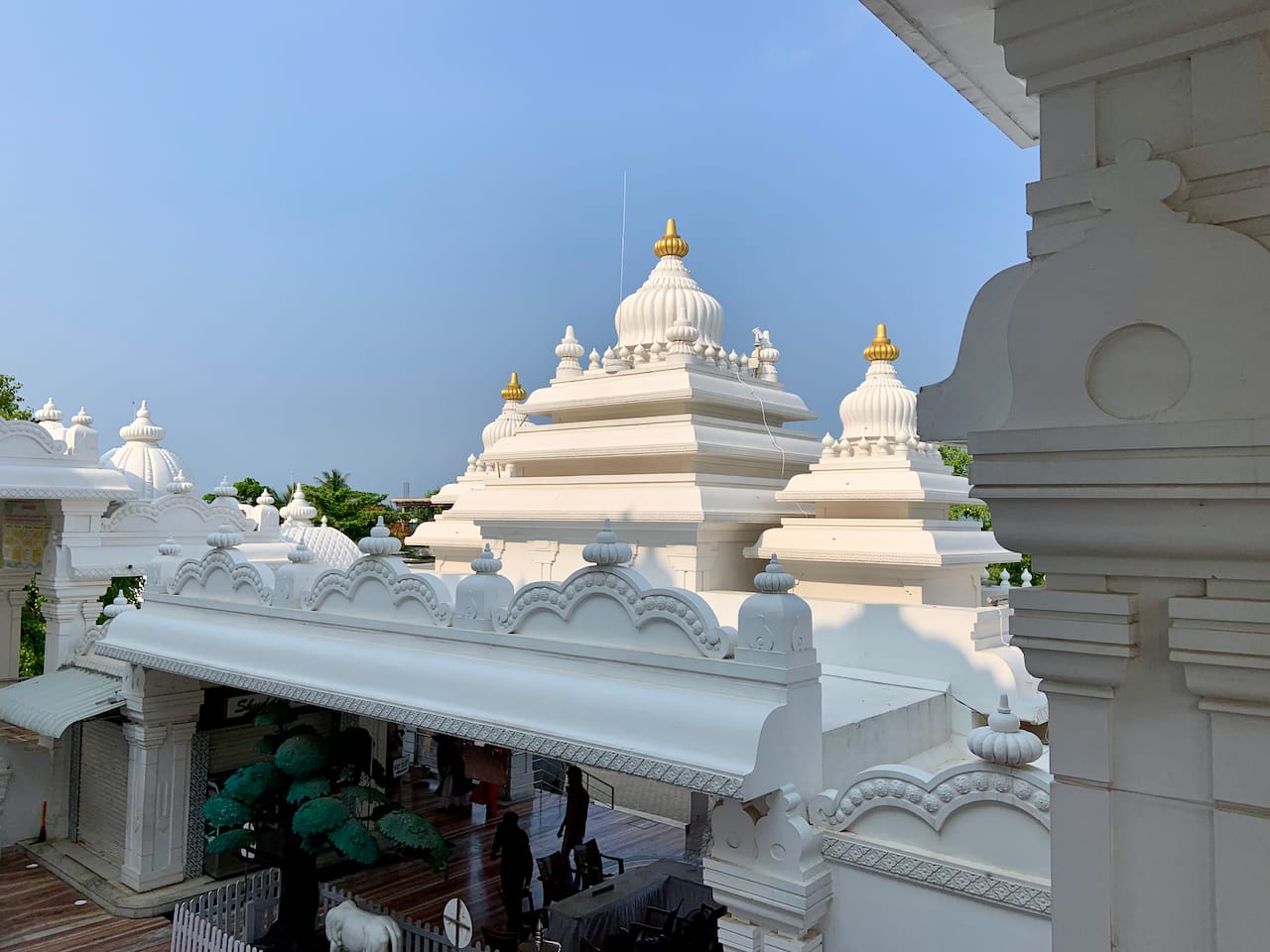 gopuram of ISKCON temple in Chennai