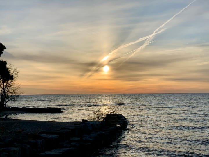 Sunrise over Lake Ontario